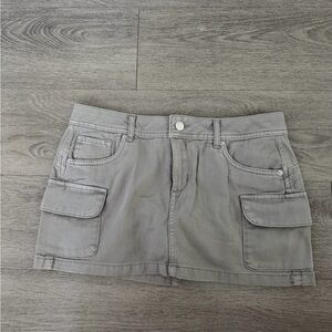 Garage Women's Tan Cargo Skort